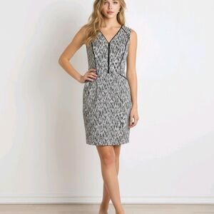 Banana Republic Black and White Mini Dress